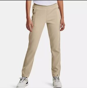 Under Armour Womens XA Khaki UA Links GOLF  High Rise Ankle Pants